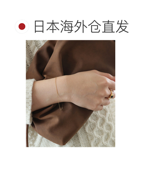 日本直邮SLOBE IENA 女士 K10 简约蛇形链手链 25091913001240