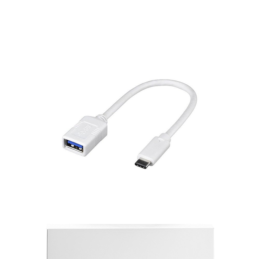 自营｜BUFFALO USB3.1Gen1转换电缆0.15米白BSUAMC311015WH-图3