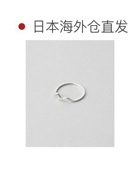 日本直邮Jouete 女士 K10白金 天然灰钻 戒指 层叠设计 细节闪钻