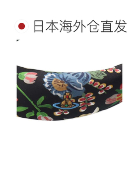 日本直邮Vivienne Westwood FOLK FLOWER 发带 黑色发箍发饰