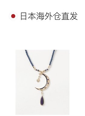 1h可退 日本直邮CAYHANE  女士太阳与新月主题项链 手工制作 独特