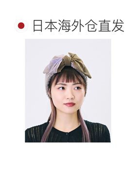 日本直邮CA4LA 女士 大蝴蝶结针织发带配饰 ONM01【付后1h可退】