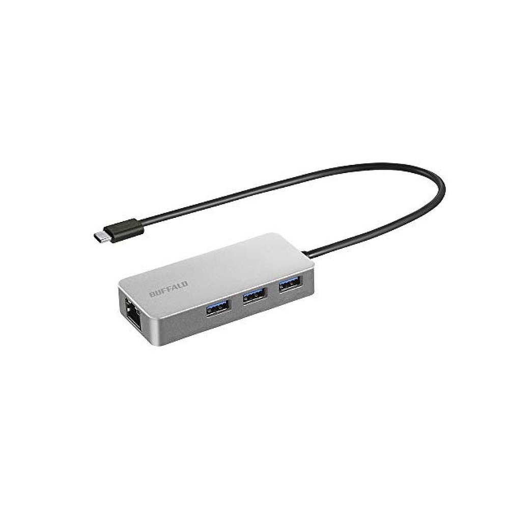 BUFFALO拓展坞Type-CLAN支持Giga USB3.2Gen1巴法络 - 图0