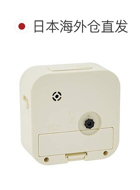 日本直邮Casio卡西欧闹钟白色指针式旅行时钟带LED灯TQ-169-9