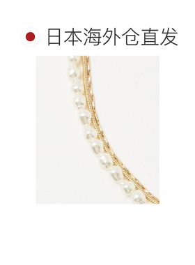 1h可退 日本直邮green label relaxing 多功能三层项链珍珠