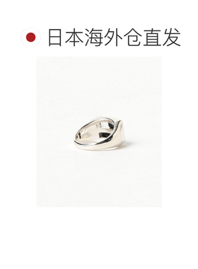 1h可退 日本直邮FIBULA 女士 天然石叠层双环戒指 简约设计 64423