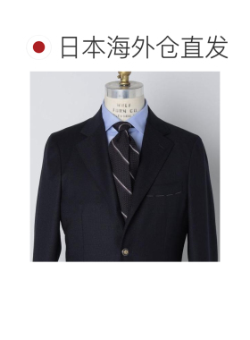 日本直邮SHIPS Puccini 丝绸石榴纹反向条纹领带