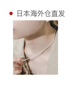 1h可退 日本直邮SMELLY 女士 小粒珍珠 项链 手术钢材质 光泽精致