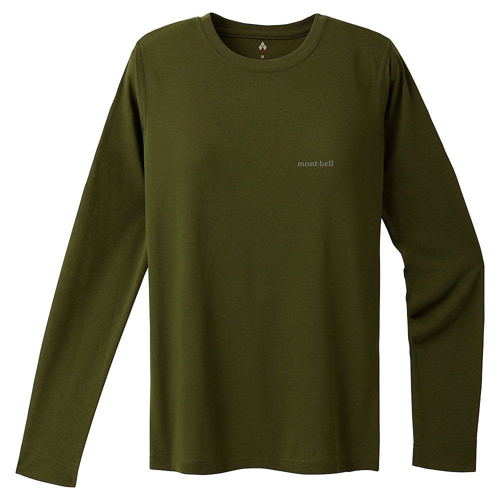 日潮跑腿Montbell蒙贝欧 WIC. 女式长袖T恤 DGN XS 1114689,淘宝优惠券,粉丝福利购,淘宝优惠卷