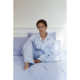 ໂດຍກົງຈາກປະເທດຍີ່ປຸ່ນ TEKLA pajamas ເສື້ອຢືດແຂນຍາວສໍາລັບຜູ້ຊາຍແລະແມ່ຍິງສີແຂງເຮືອນໃສ່ casual wear piping ເສື້ອ satin ຝ້າຍ