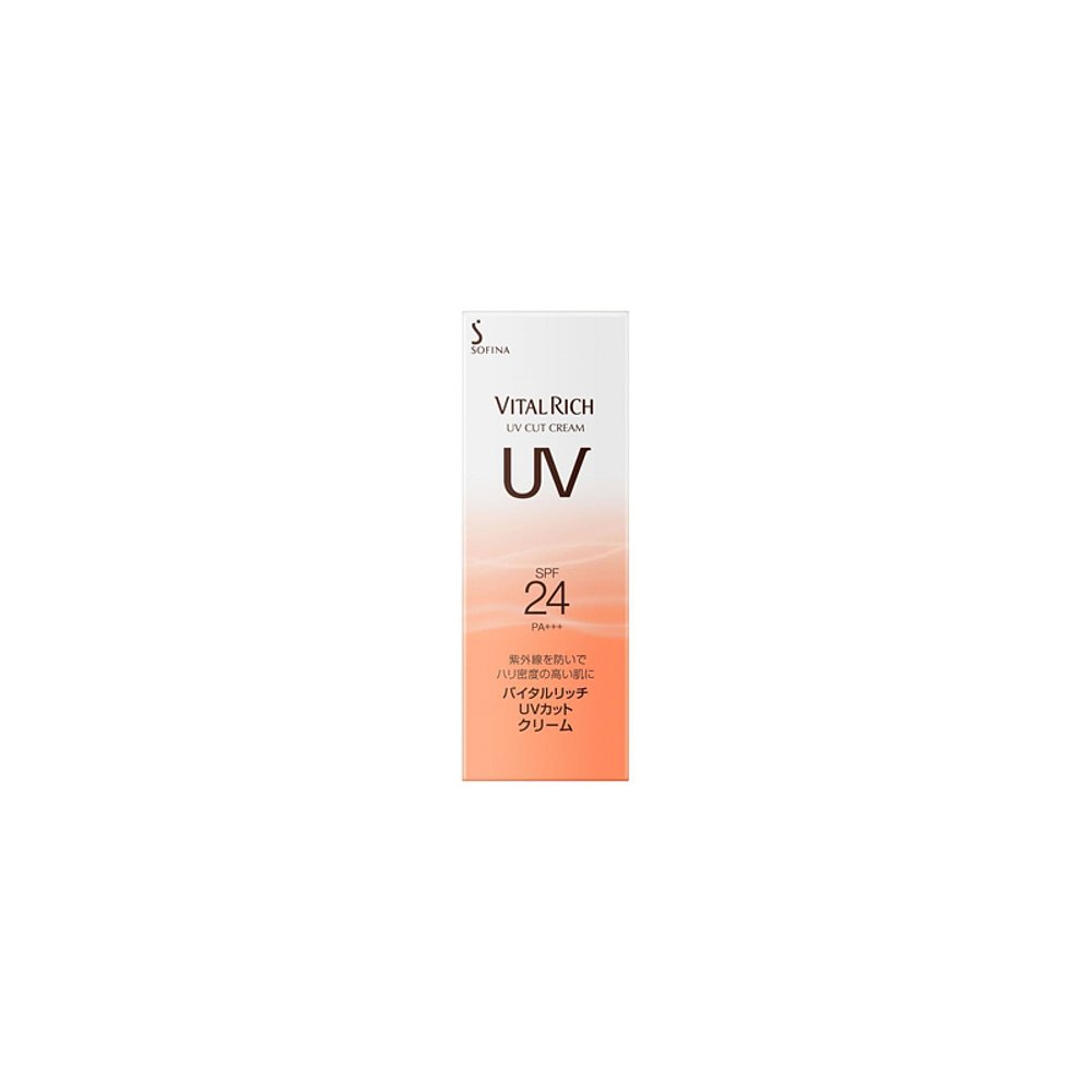 【日本直邮】苏菲娜SOFINA Vital rich UV防晒乳SPF24 PA+++全身 - 图2