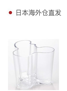 【日本直邮】IITTALA伊塔拉 AlvarAaltoCollection透明花瓶120mm