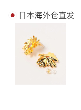 日本直邮BEAMS HEART 花朵 宝石 耳钉 支付后1h可退