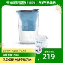 (Japan Direct Mail) Brita Beande Water Purification Kettle 1 5L With 1 Filter Heart Blue