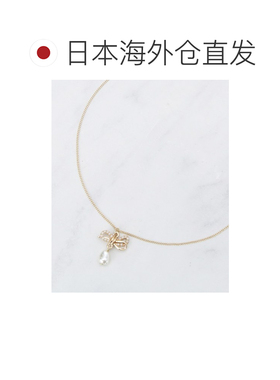 日本直邮Couture Brooch 女士 丝带造型仿珍珠项链 支付后1h可退