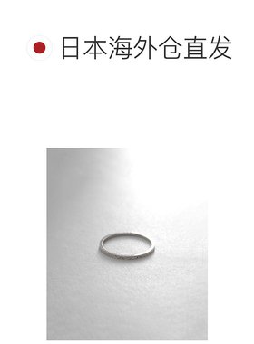 日潮跑腿COCOSHNIK 女士铂金极细戒指 白金 10cm经典精致时尚
