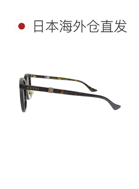日本直邮Gucci 男女太阳镜 55□19-140 棕色多色 时尚眼镜 GG1498