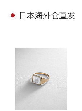 日潮跑腿COCOSHNIK 有色宝石（白珍珠贝）图章戒指石系列。10印章