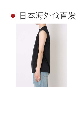 日本直邮New Era 男士无袖功能T恤 PA SL TECH TEE VERTICAL BLK