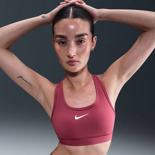 日本直邮Nike 女士加厚运动文胸 Nike Swoosh Medium Support DX6 - 图2