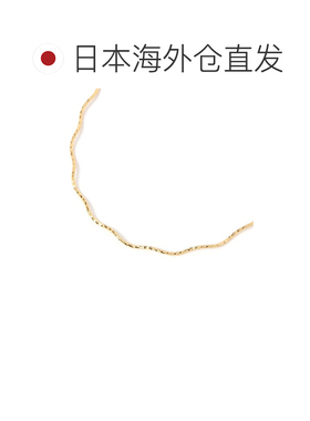 日本直邮Heather 女士 波浪造型真铜项链蛇骨链 6【付后1h可退】