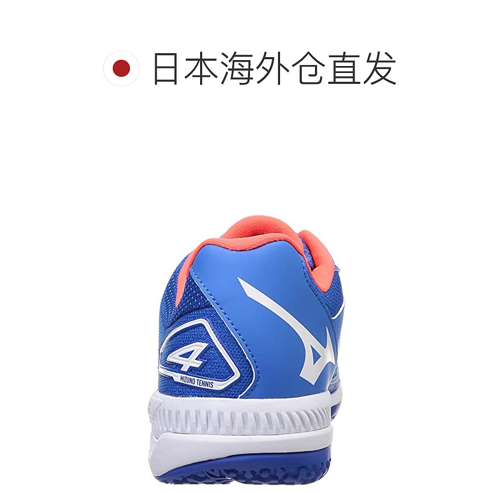 【日本直邮】Mizuno美津浓网球鞋Wave Exceed TOUR蓝x白x红23.5c-图1