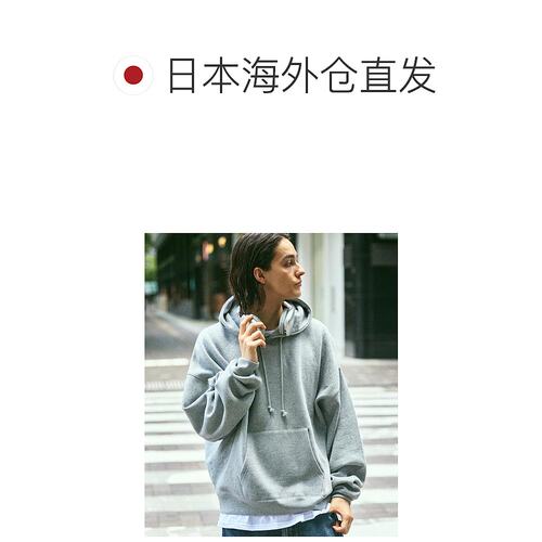 1h可退 日本直邮FREAK'S STORE 男装 12oz重磅短款连帽卫衣 套头 - 图1