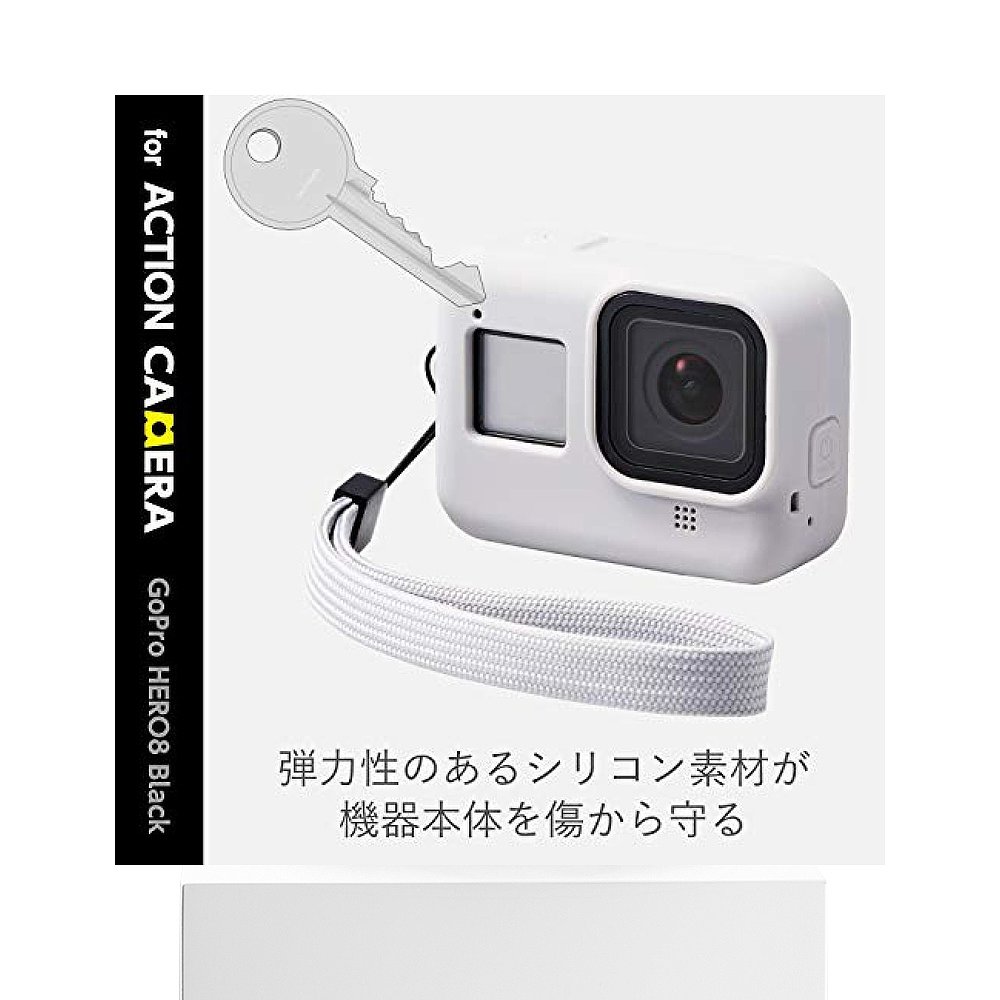 【日本直邮】宜丽客ELECOM GoPro HERO8 保护壳AC-GP8BSSCG硅胶 - 图3