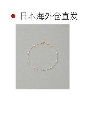 日本直邮ete 女士 K10黄金流星链手链（白/红/青绿三色可选） 750