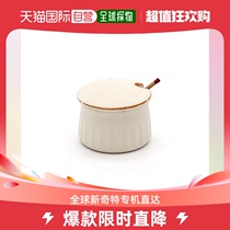 Japan Direct Mail Hiracle Beauty Thick Burning Ceramic Seasonings Salt Tank Moisture Anti Slip Minimalist Design