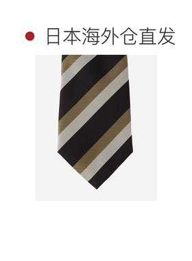 日本直邮MACKINTOSH 麦金托什伦敦传承系列军团条纹领带 棕色4