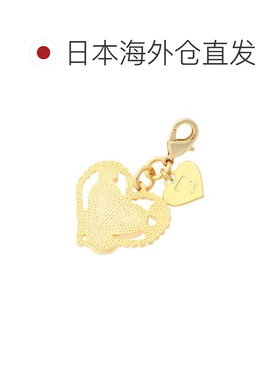 日本直邮Samantha Thavasa 白色爱心拉链吊饰挂饰