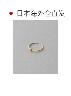 日本直邮ete品牌K10黄金镶钻简约风 女士 戒指 721221