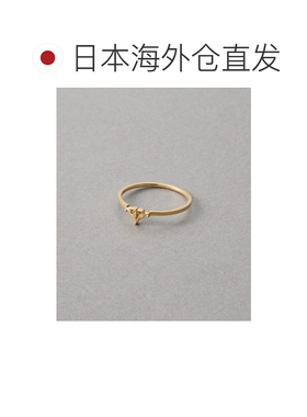 1h可退 日本直邮ete 女士 18K黄金蕾丝纹戒指 210437