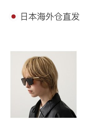 日本直邮BOTTEGA VENETA 女士方形框架太阳镜 BV1261S 带全框标志