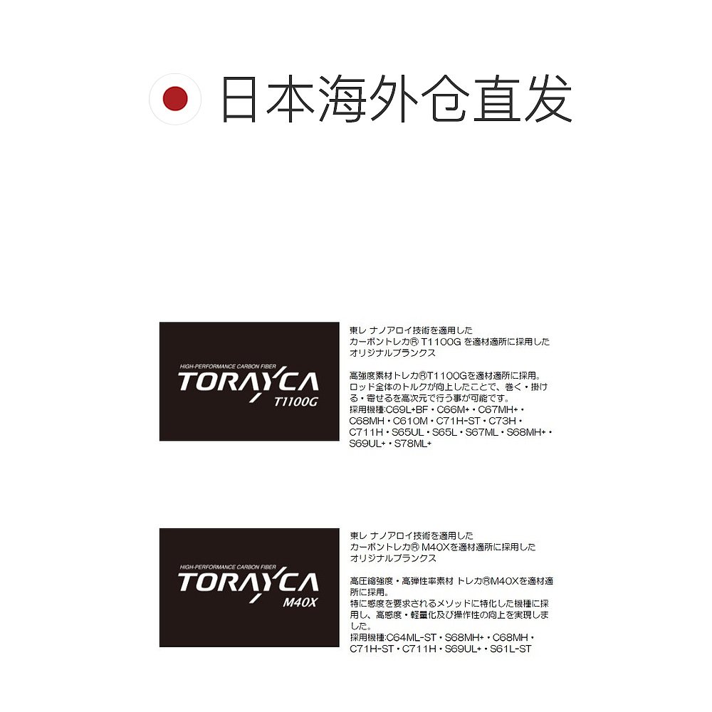 日本直邮Jackall 鲈鱼竿再电压两件式型号 2 RV2-C711H/2(诱饵 2 - 图1