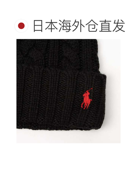 日本直邮拉夫劳伦 RALPH LAUREN 针织帽 黑色