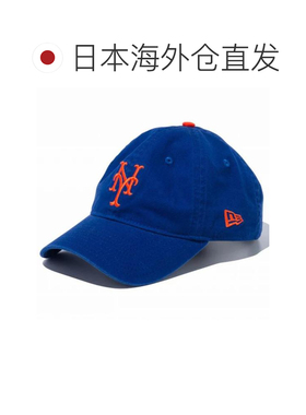 日本直邮NEW ERA 纽约大都会队9TWENTY水洗棉帽 蓝色 帽子