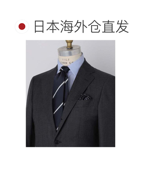 日本直邮希普斯 SHIPS 海军蓝纯色条纹波点领带 浅蓝色
