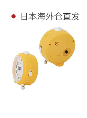 日本直邮CASIO 闹钟 TQ-149-9JF 黄色 小型 卧室 厨房 儿童房