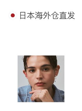 日本直邮日潮 agete 阿卡朵 K10黄水晶/拉布拉多石耳环吊坠耳钉