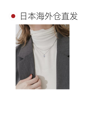 1h可退 日本直邮官方授权 SMELLY 不锈钢十字多层项链