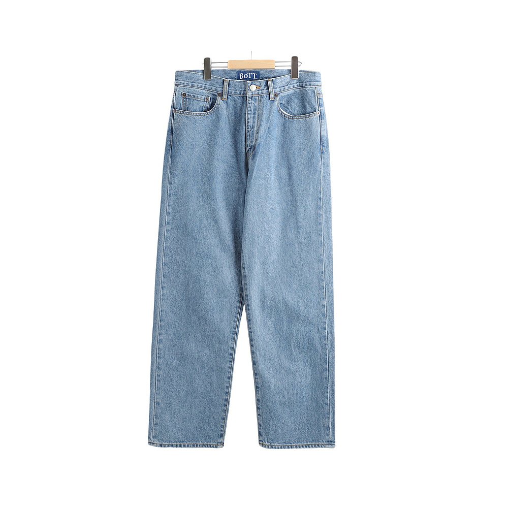 1h可退 日本直邮BOTT 男女同款经典宽松牛仔裤 BOTT24AW13 - 图0