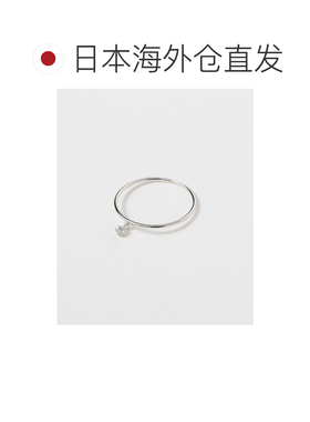 日本直邮Ray BEAMS 女士 925银小颗锆石戒指吊坠 【付后1h可退】