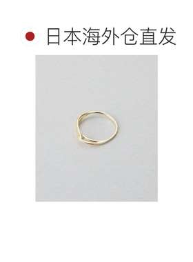 日本直邮Jouete K10黄铜 女士 层叠设计戒指 031380