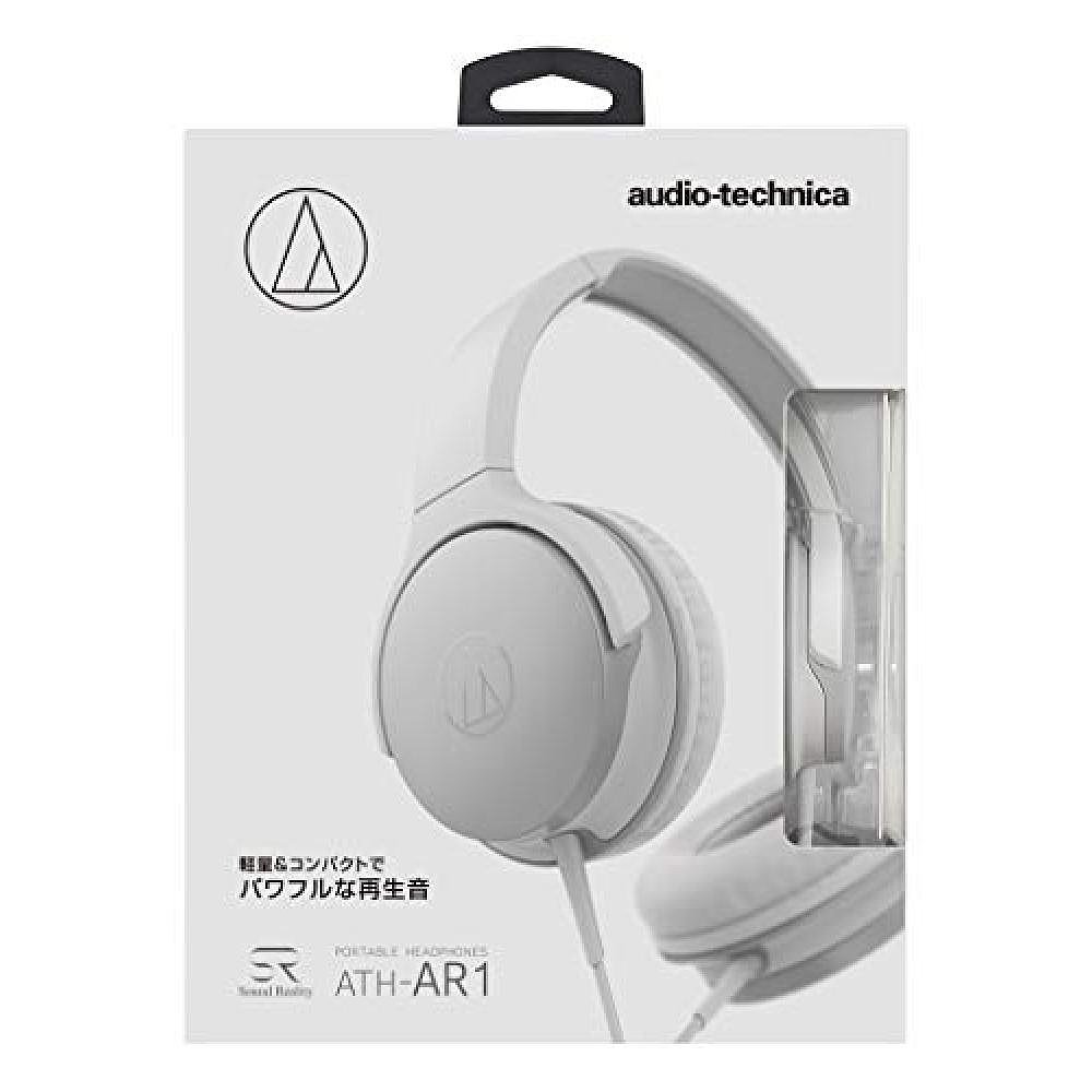 【日本直邮】Audio Technica铁三角便携式耳挂式耳机银白色ATH-AR - 图2