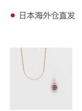 日本直邮日潮 agete 阿卡朵【限定款】【2月生日石】K10紫水晶项