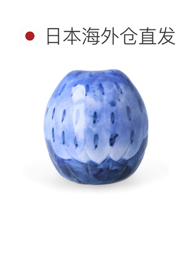 日本直邮九谷烧礼品包装 2.2 号猫头鹰 青花瓷 淡蓝色 装饰品 吉
