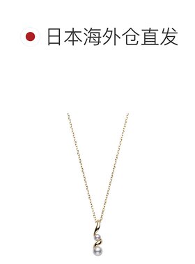 日本直邮 MIKIMOTO/御木本珍珠18K金锁骨链送礼好物时尚高贵项链