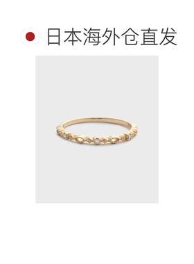 日本直邮agete 阿卡朵 女士 K5金镶钻石戒指 1026【付后1h可退】